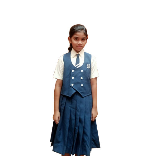 Cotton Girls School Uniform at Best Price in Nicobar | Daauji Paridhan ...