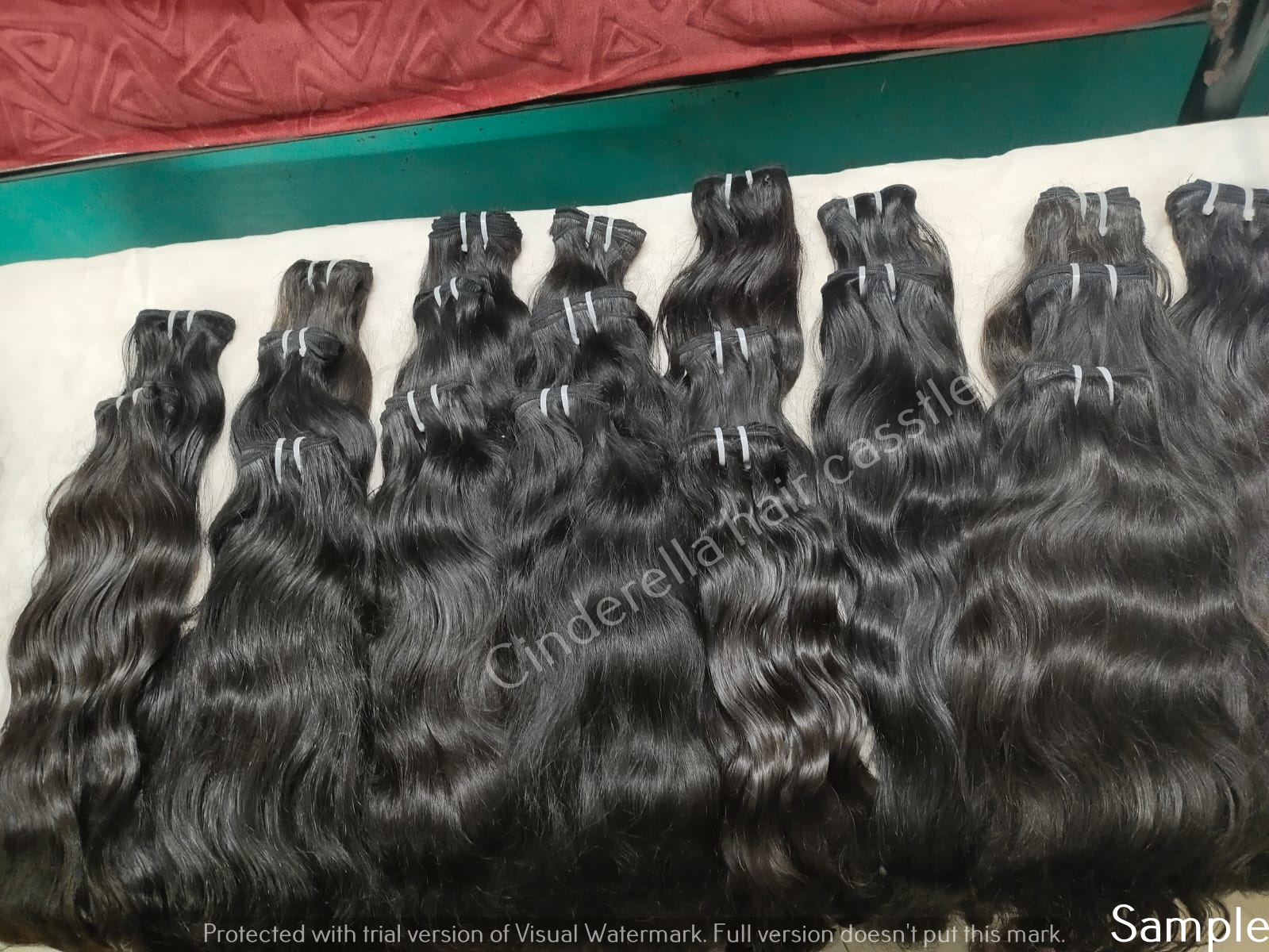 HOT SALE INDIAN VIRGIN BODY WAVY HAIR EXTENSIONS