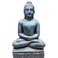 Terracotta Clay Gautam Buddha Full Statue