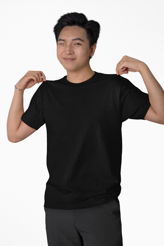 Men Black T Shirts - Color: Different Available