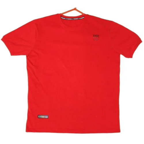 Men Plain Red T Shirt
