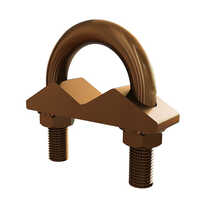 Brown U-bolt Rod Clamp