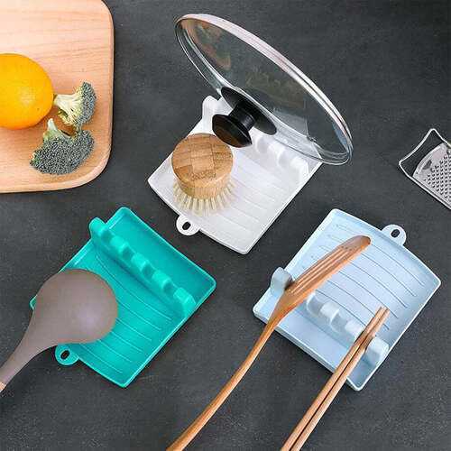 Multi / Assorted Multi-Functional Spatula Holder/Rest For Kitchen Utensils (2641)