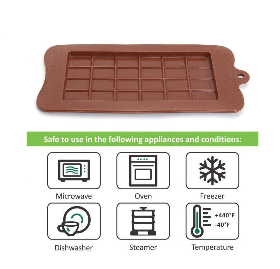 Silicon Bar chocolate Baking Mould of 24-Cavity (1076)