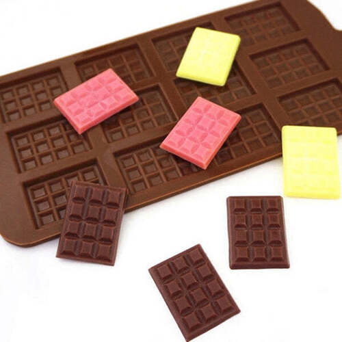 Silicone Mini Choco Bar Mould - 12 Cavity (1161)