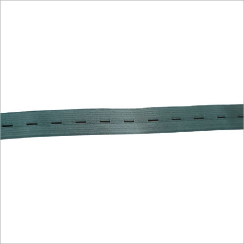 Plain Colour Button Hole Elastic Tape