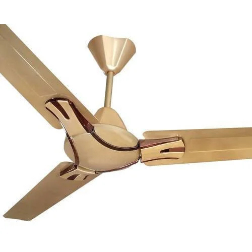 Golden 3 Blade Ceiling Mounted Fan