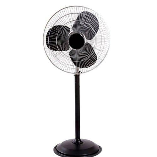 Farata Fan - Metal Stand Fan, 1 Year Warranty | Black Color, Efficient Aerodynamic Design, Ideal for Indoor Spaces