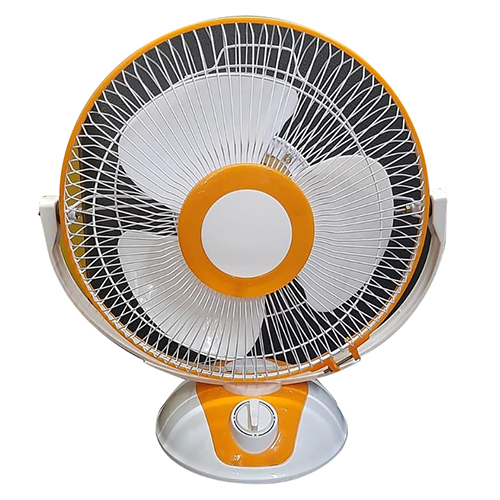 Portable Table Fan - PVC, Compact & Lightweight Design, White Color - Energy Efficient, 1 Year Warranty, Table Installation