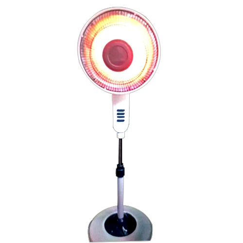Pedestal Heater Fan - Electric Heating Device | High-Quality Stand Fan, Oscillating Function, White Color, 220-440 Volt Power Source