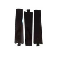 Ceiling Fan Blades - Aluminum, Black, Industrial Design | Electrical Power Source, Ceiling Installation, Optimized Air Circulation