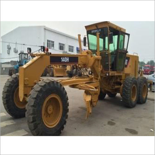 Yellow Motor Grader