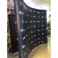 Magnetic Pop Up Backdrop Stand - Aluminium Build, Different Sizes Available - Sleek Black Finish For Industrial Use