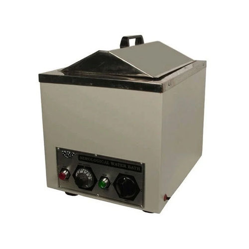 Serological Water Bath - Mild Steel, Different Size, Silver Color | 220V, 1 Year Warranty, Industrial Usage