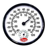 Silver Cooper Atkins Wall Thermometer