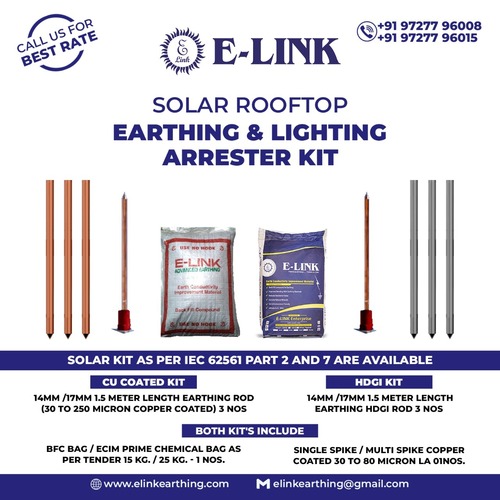 Solar earthing kit