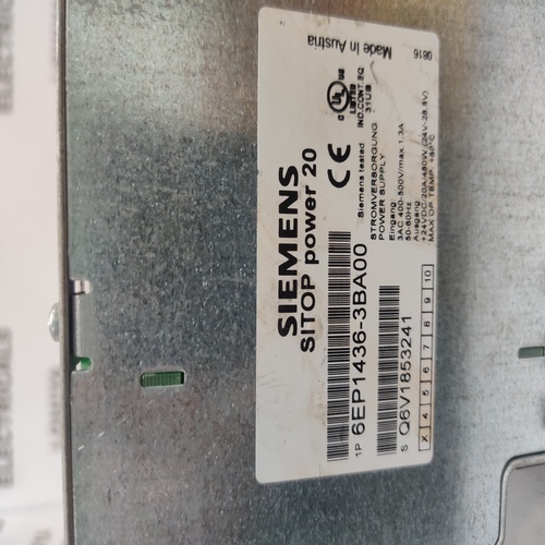 SIEMENS 6EP1436-3BA00 DIN RAIL POWER SUPPLY