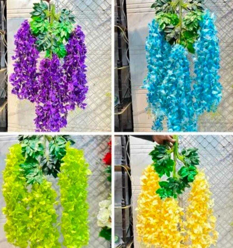 Artificial wisteria flower