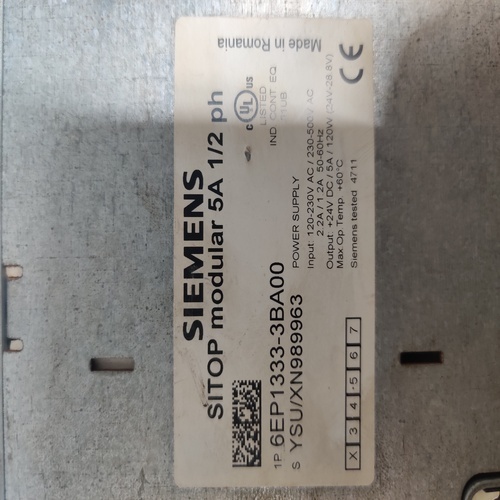 SIEMENS 6EP1333-3BA00  POWER SUPPLY