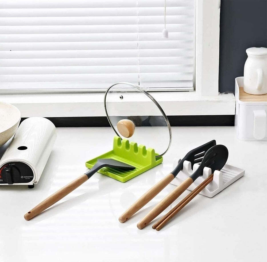Multi-Functional Spatula Holder/Rest for Kitchen Utensils (2121)