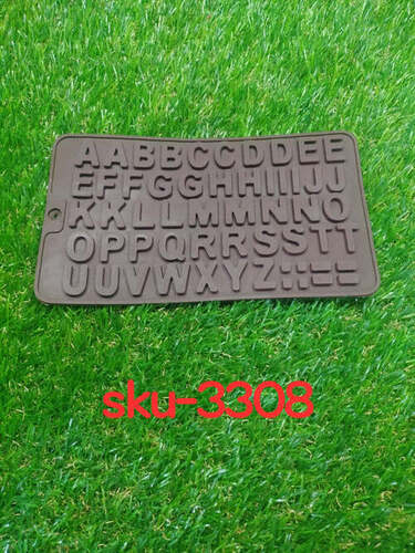 Alphabet Birthday Silicone Chocolate Mold Candy (3308)