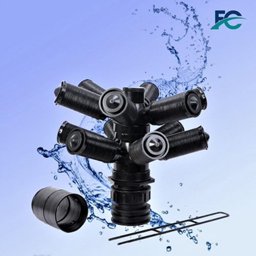 Strainers Distribution System - High Pressure, Black Plastic, 40m3/hr Flow Rate | Dual Premium Strainers for Industrial Filtration Excellence