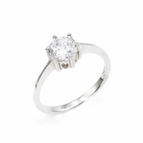 Sterling silver 92.5 % Zircon Stone Silver Ring