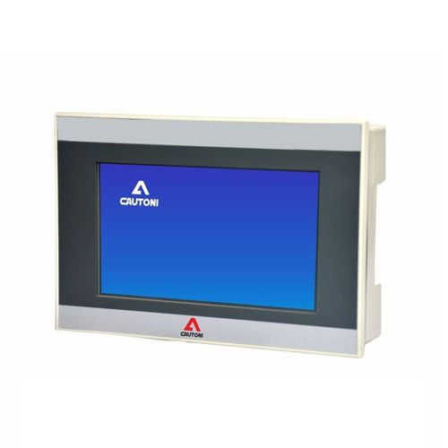 White And Black 7Inch Hmi In Built Plc