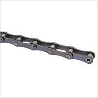 Extended Pitch Chain - Carbon Steel, All Size, Black Color | Round Hole Shape, Industrial Usage, Heavy Load Conveyance