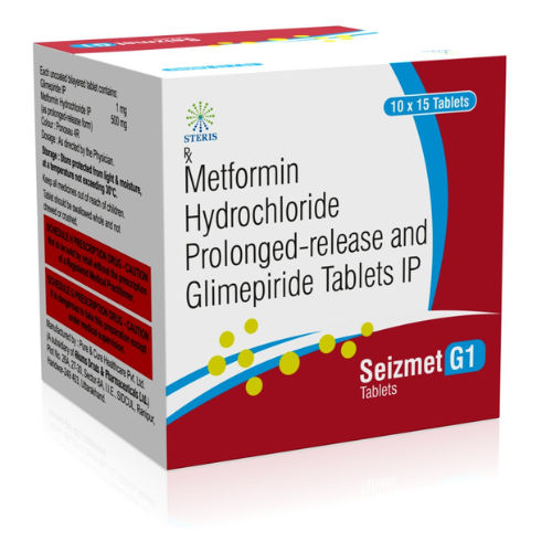 Tablets Glimepiride 1Mg Metformin Hci Sr 500Mg