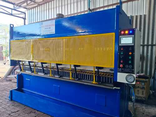 Aluminum Foam Work Punching Machine - Color: Blue