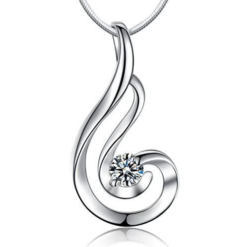 Sterling silver 92.5 % Zircon Facited Pendent (Design no 3)