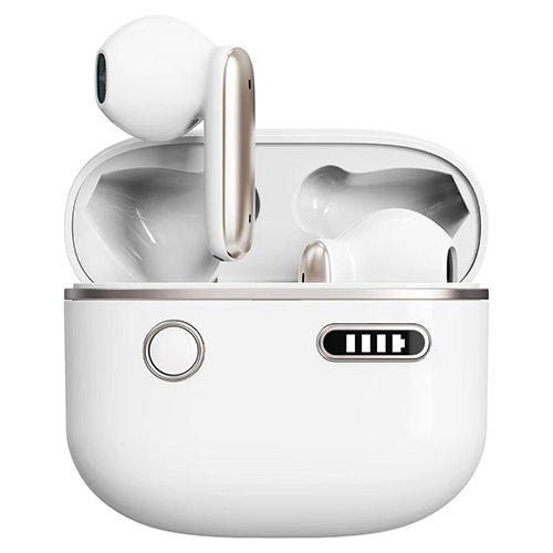 Qb-D88 White Air Buds Body Material: Plastic