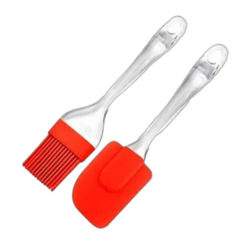 Silicone Spatula And Pastry Brush Set