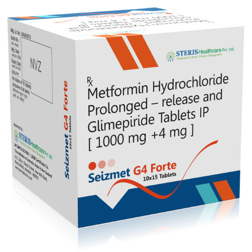 Tablets Glimepiride 4Mg Metformin 1000Mg