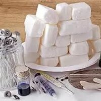Soy Wax Chunks - Natural Soybean Material, 100% Purity | Ideal For Candle Making, Wax Melts, White Color, 10kg Pack