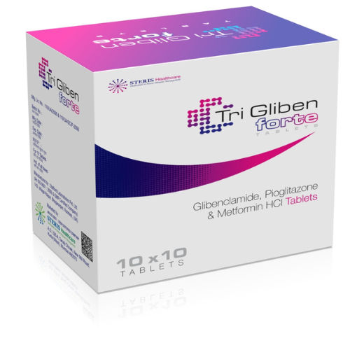 Tablets Glibenclamide (5Mg)  Metformin Hci (500Mg) Pioglitazone (15Mg)