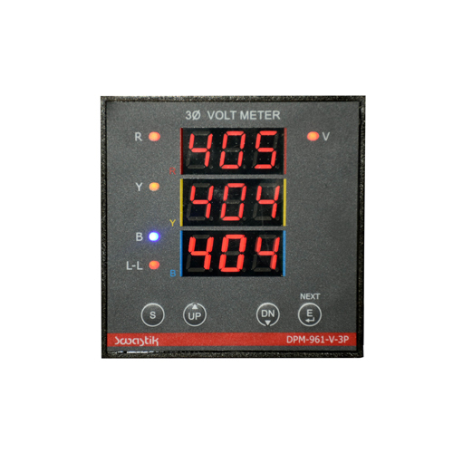 Digital Three Phase High-accuracy Volt Meter