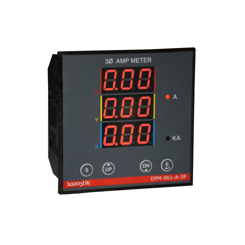 Digitathree Phase Ampere Meter Application: Industrial