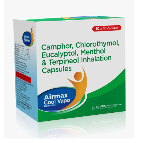 Camphor chlorothymol Eucalyptol  menthol  Terpineol Inhalation capsules