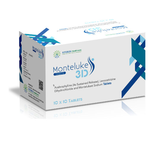 Montelukast (10mg) Fexofenadine (120mg) Acebrophylline SR (200mg)