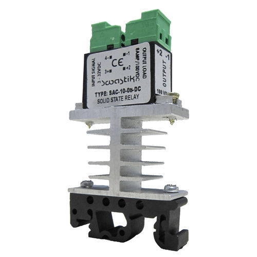 Solid State Relay - Miniature High Power Device | White Color, General Purpose Terminal Type, Overcurrent & Overvoltage Protection, Silent Operation, Thermal Shutdown