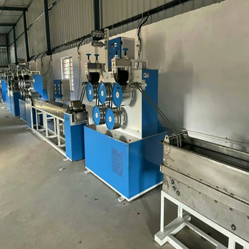 Blue & White Strap Making Machine