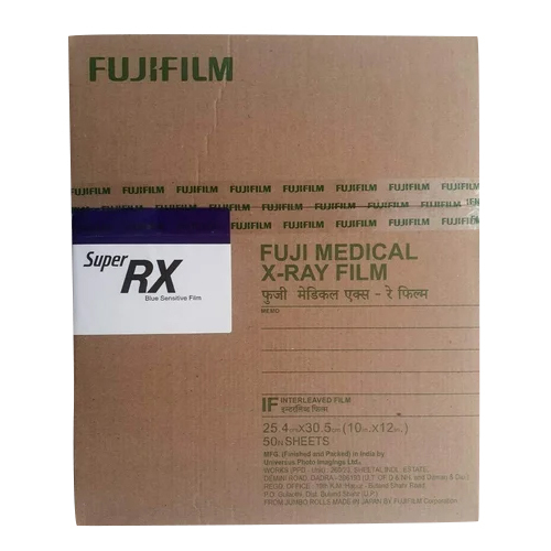 Fuji 10 x 12 Inch Super RX Blue X Ray Film