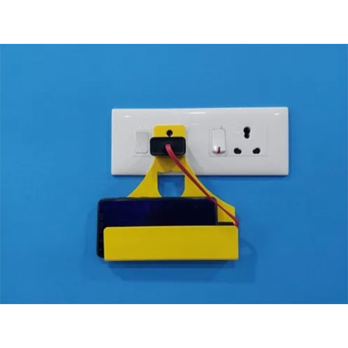 Mobile Charging Holder - Plastic Body, Flip Design | Warranty Included, Portable Convenience