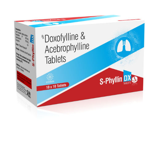 Acebrophylline (100mg) Doxofylline (400mg) Generic Drugs