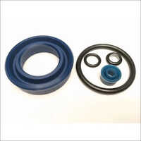 Hydraulic Jack Seal - Rubber Material, Round Shape, Black Color | Designed For Industrial Use, Prevents Hydraulic Fluid Leakage