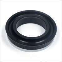 Hydraulic Piston Seal - Rubber, Round, Black | Industrial Use, Prevents Hydraulic Fluid Leakage, Enhances Load Lifting Efficiency