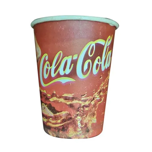 Multicolor 210Ml Printed Paper Glass