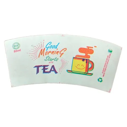 Paper Cup Blank - Paper Material, Different Sizes Available, Multicolor Design | High Quality, Ideal for Events and Parties, Fast Food Shops